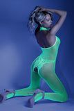 Neon Green Moonbeam Bodystocking