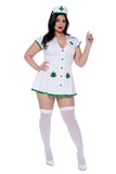 Plus Sexy Leaf Nurse Costume