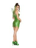 2pc Green Mischievous Fairy Costume