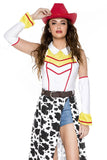 Sexy 5pc Old Town Road Cowgirl Adult Halloween Costume