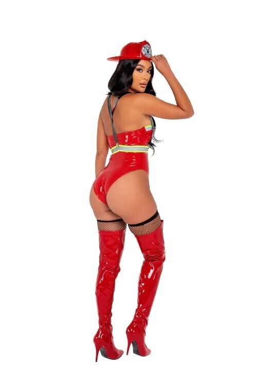 3pc Sexy Official Playboy Smokin Hot Firegirl Costume