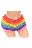 Rainbow Mesh Ruffle Panty