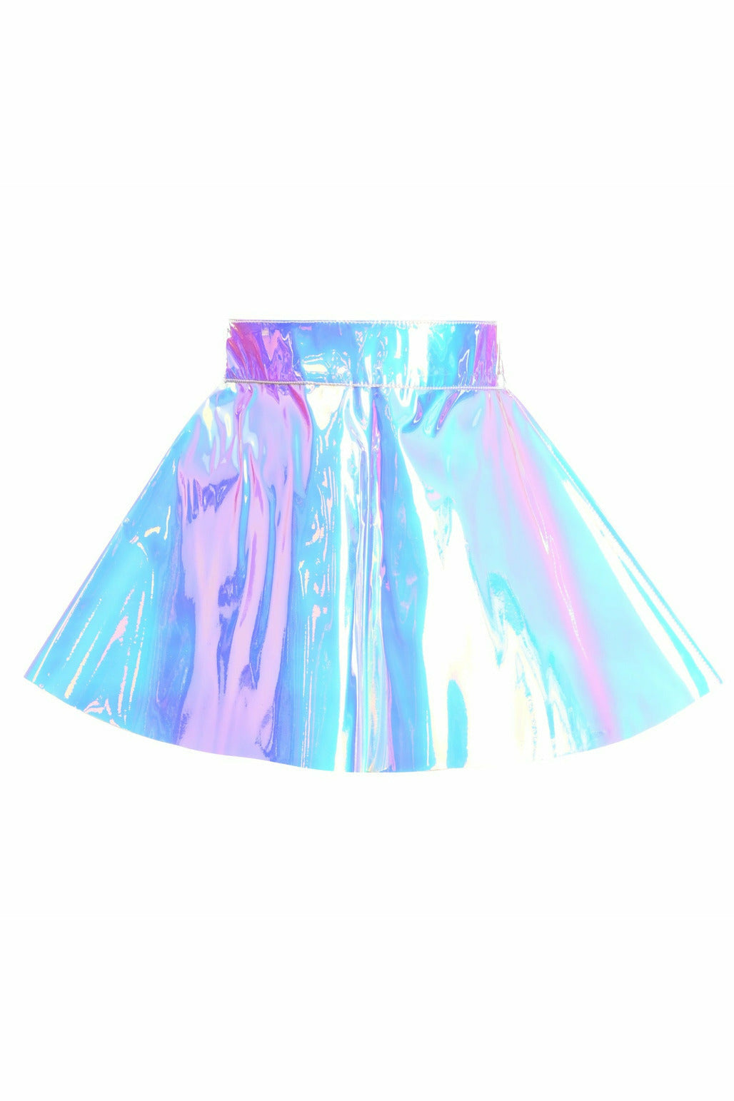 Blue/Purple Holo Skater Skirt - Lust Charm 