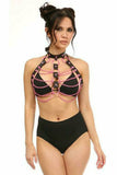 Candy Collection - Pink Chain Harness - Daisy Corsets