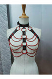 Candy Collection - Red Chain Harness - Lust Charm 