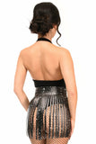 Celestial Faux Leather Fringe Skirt - Lust Charm 