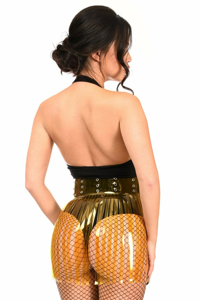 Yellow Clear Fringe Skirt - Lust Charm 