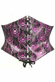 Lavish Purple Gothic Lace-Up Corset Belt Cincher