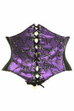 Lavish Purple Embroidered Corset Belt Cincher