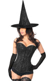Lavish 3 PC Midnight Witch Corset Costume - Lust Charm 