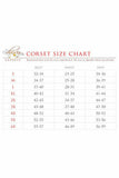 Lavish Clear Red Curvy Cut Mini Cincher Corset - Lust Charm 