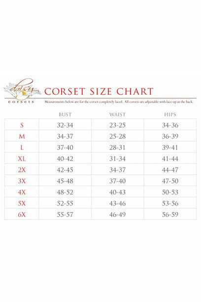 Top Drawer 3 PC Fairytale Beauty Corset Costume - Lust Charm 