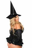 Top Drawer Premium Sequin Witch Corset Dress Costume